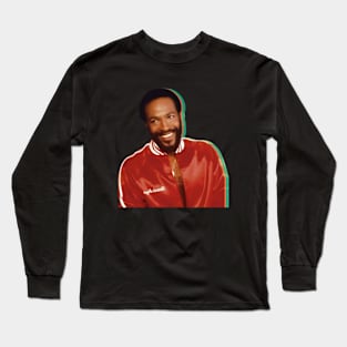 marvin gaye quotes art 90s style retro vintage 70s Long Sleeve T-Shirt